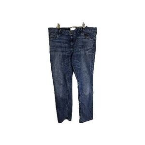 41 Hawthorn Women's Jeans Size 31" Straight Leg Blue  Chestnut Med Wash 35x29.5